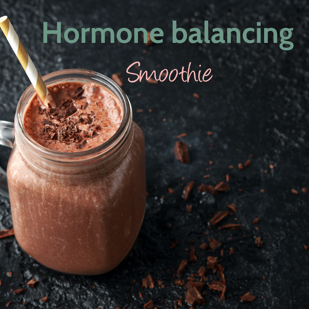 Hormone balancing and plant based protein breakfast smoothie