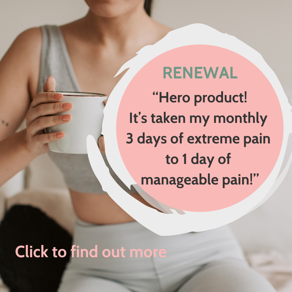 Natural Hormone Balance Support: How Our Renewal Blend Helps PMS, Period Problems & Perimenopause