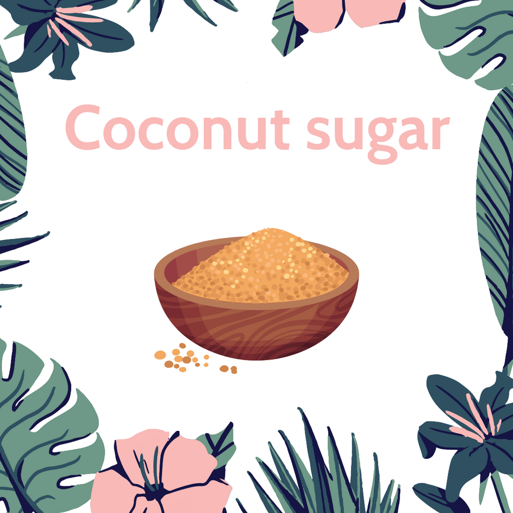 Organic coconut blossom sugar.