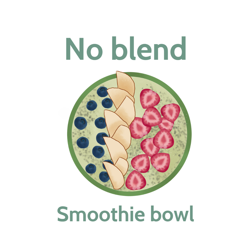 No blender Smoothie bowl recipe