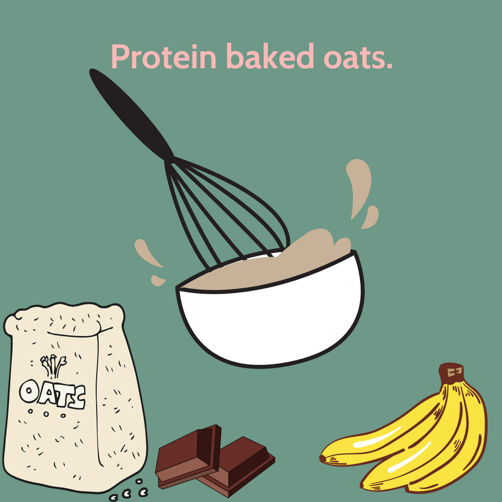 Vegan baked oats.